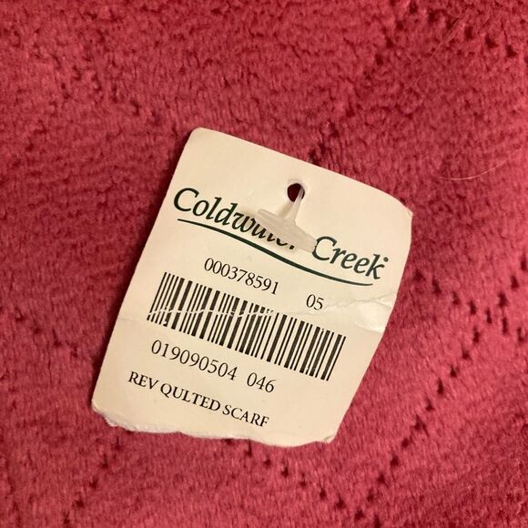 Coldwater Creek Orange and Dark Pink Scarf NWT - Picture 4 of 8